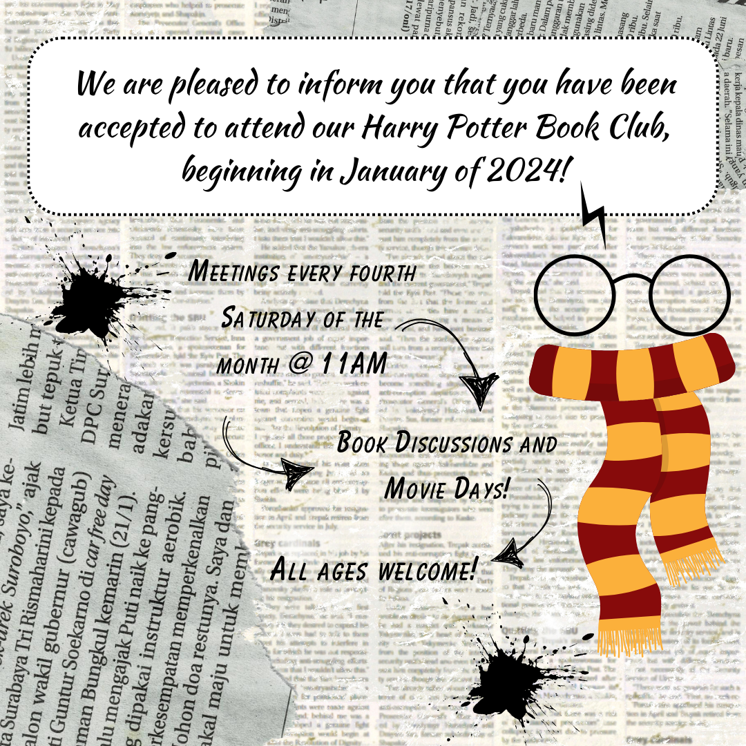 harry potter book club