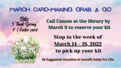 March card making grab and go