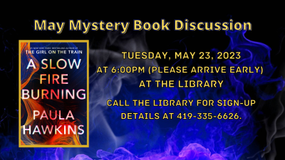 may mystery book discussion