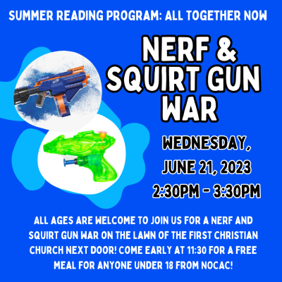 nerf and squirt guns