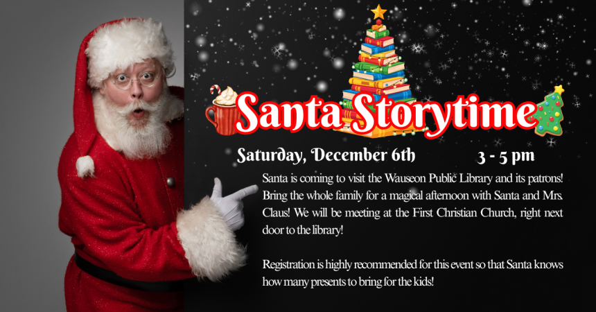 santa storytime slide