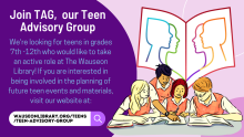 join our teen advisory group