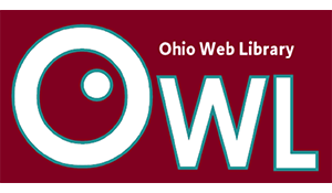 Ohio Web Library logo in red and white